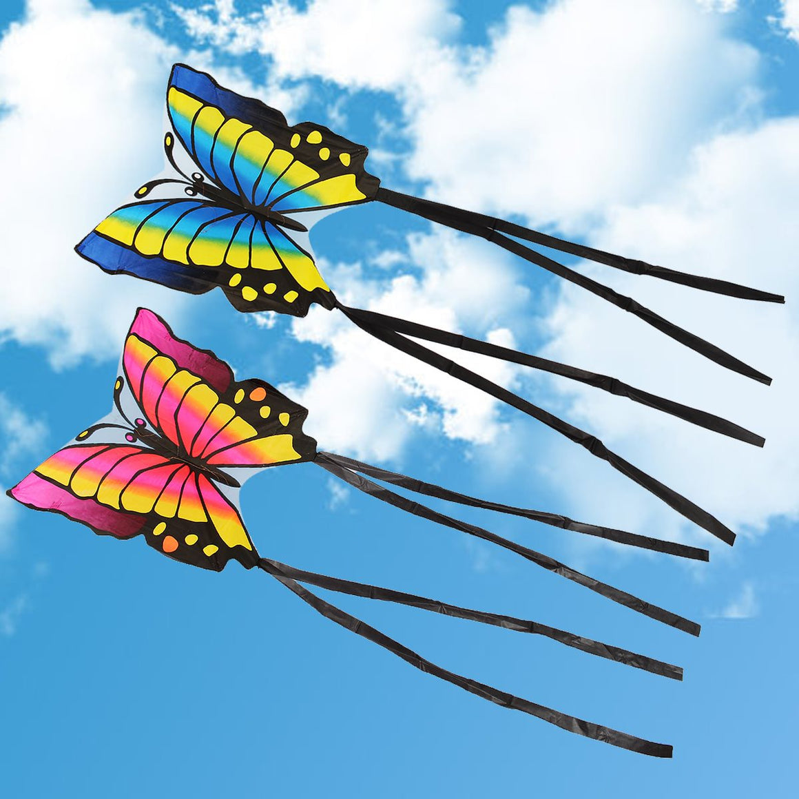 Colorful Butterfly Kite With Tails