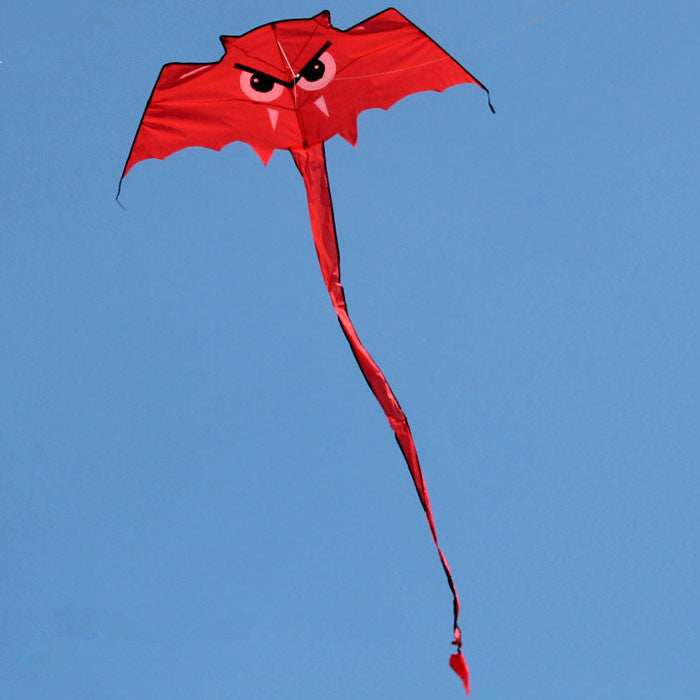 Red And Black Color Bat Kite