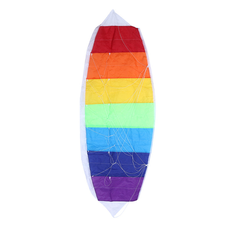 Power Stunt Rainbow Para-foil Parachute Beach Kite