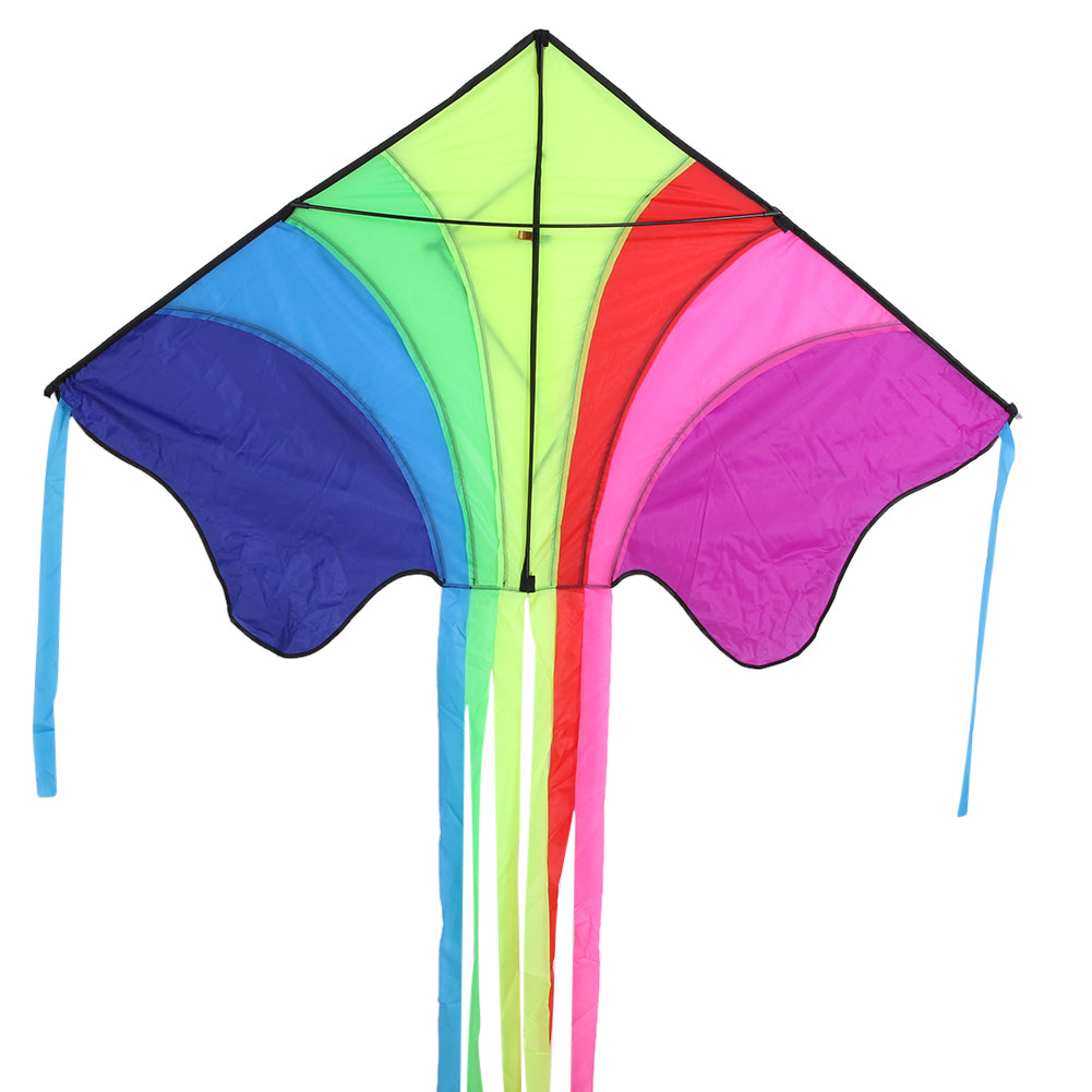 Rainbow Flying Triangular Kite